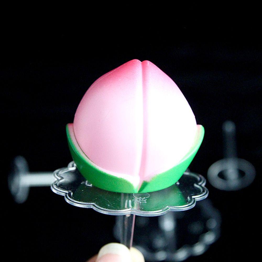 100pcs Practical Baking Cake Base Plastic Chocolate Holders  Birthday Party Decor