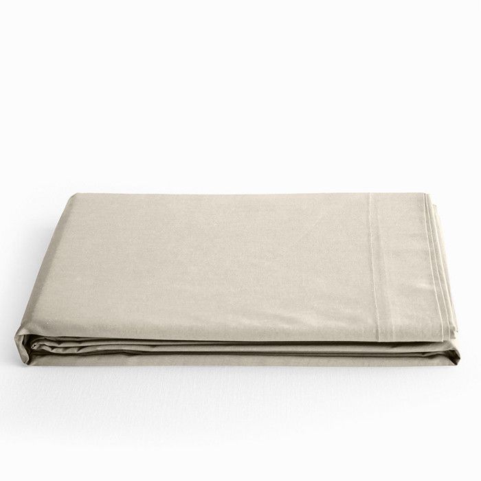“Premium” Flat Sheet for Single Bed &; 2 Places - Premium Sand - 180 X 290 Cm for 1 Place Bed