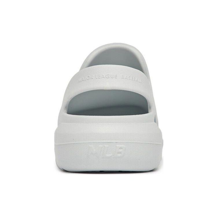MLB Sandal Chunky Bouncer Clog Sandal LA Dodgers Non-Slip Wear-Resistant Rubber Sole Durable Slip-On Unisex sandals Gray 3ASDCBC33-07GRS