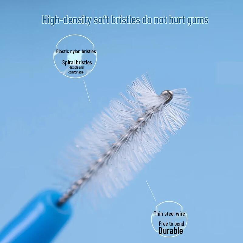 Little Deer Mom L-Shaped SSSS Interdental Brushes, 10-Pack