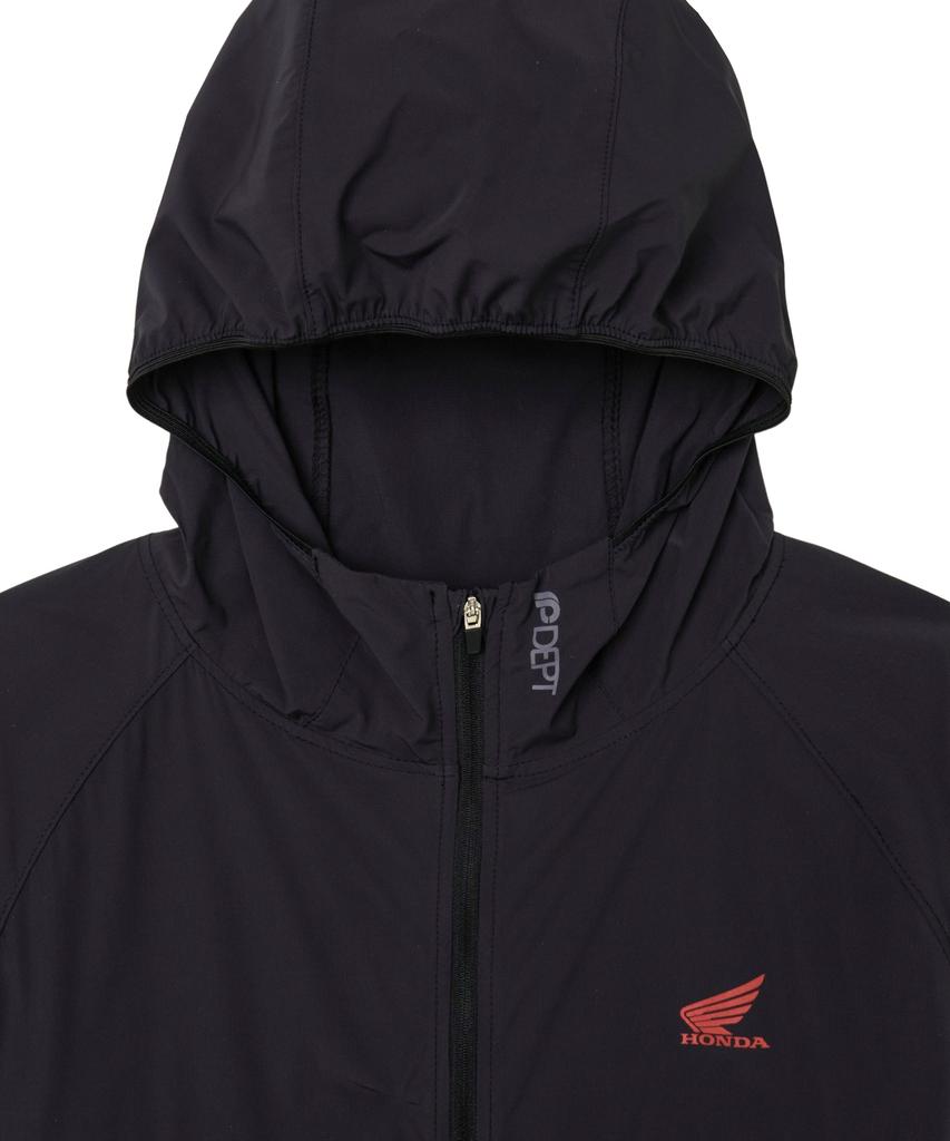 Phyps Motorcycle Tokyo Motorcycle Light Weight Hoodie Zip-Up Black