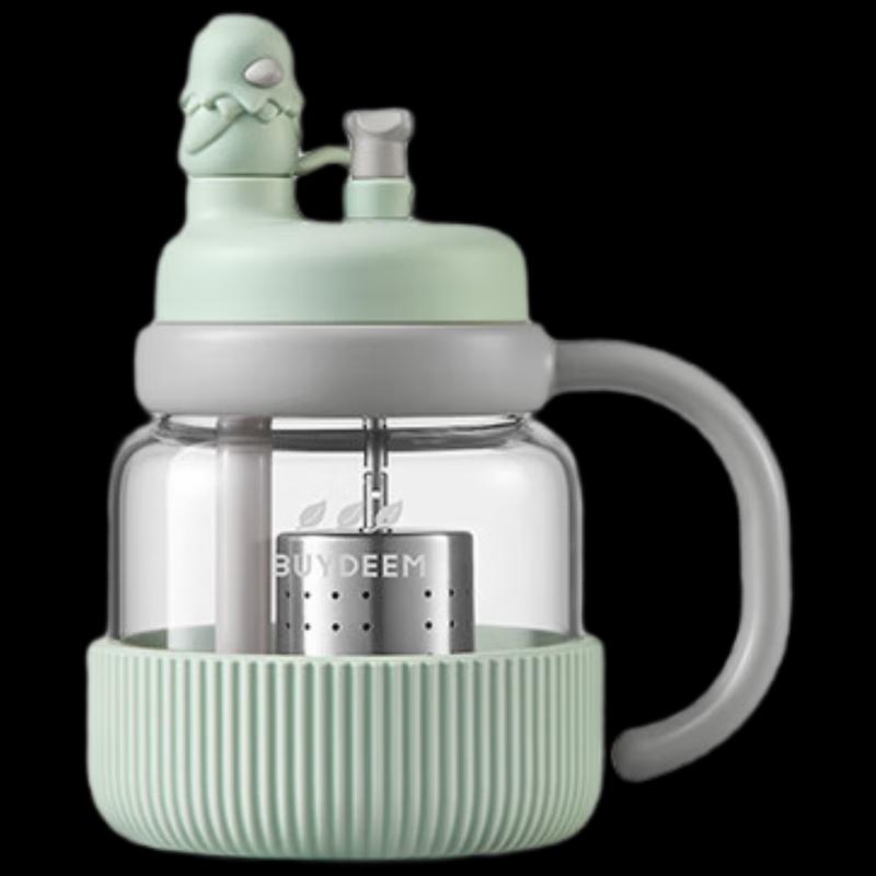 Beiding 600ml Tea Separation Glass Bottle with Straw