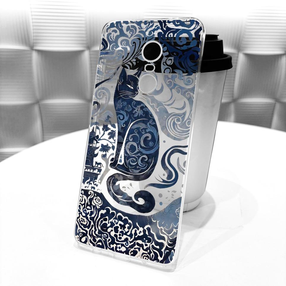 For Xiaomi Redmi 5 Plus 5Plus Redmi5 Phone Case Chinese Dragon Cute Cat Cartoon Pattern Casing Soft Clear Silicone Back Cover