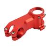 Mountain Bike Stem High Hardness ‑25 Degrees Aluminum Alloy Cutout Design Red Bike Stem for DIY Modification Upgrade