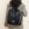 Trendy Nylon Woven Women's Backpack 2024 New Casual Outdoor Ladies Travel Bag Lightweight High Capacity Travel Shopping Shoulders Bag Girl Friend Gift
