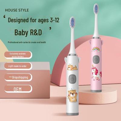 Children's Sonic Electric Toothbrush - 5-Speed, Soft Bristle, Rechargeable, Waterproof, Anti-Caries, Whitening.