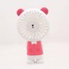 Portable USB Rechargeable Mini Handheld Fan with LED Colorful Light