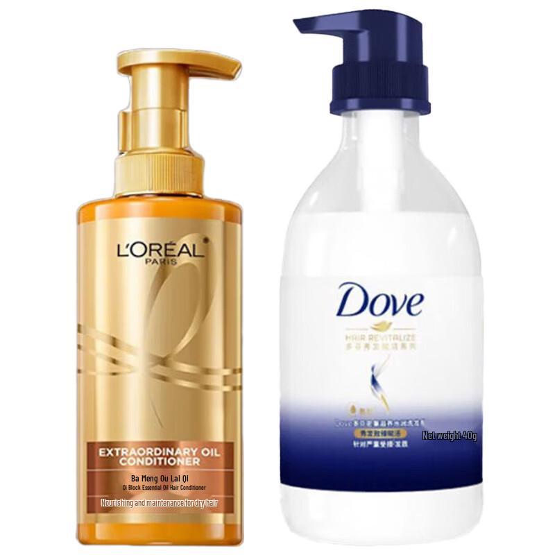 

Dove Nourishing Shower Milk & L Oréal Extraordinary Oil Conditioner Bundle