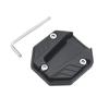 Motorbike Accessories Extension Foot Pad Support Plate Aluminum Alloy Motorcycle Bike Kickstand Extender Foot Side Stand