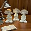 Meditation Mushroom Decorative Item, Sitting Mushroom Decorative Item