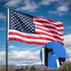 Fishing Flag Clips Stainless Steel Marine Boat Flag Clips Halyards Outrigger Lines Antennas Stern Lights Flagpole Rope Anti-Slip Grip Marine