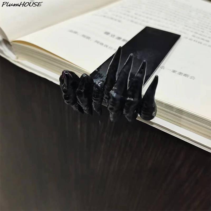 Hand Of The Devil Halloween Horror Demon Hand Bookmark Movie Bookmark Plastic Crafts Desktop Decoration Bookmark Ornament