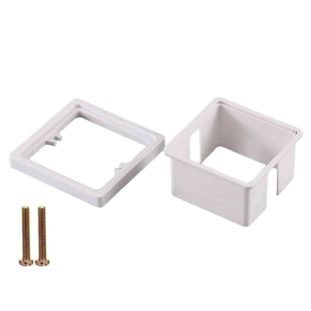 Electric Box Extender with Screws Single Socket Spacer Single Gang Receptacle Outlet Box Extenders Easy To Use