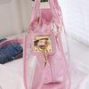 Borse a Tote Trasparenti Clear Borsa a Spalla Messenger Estiva Il Festival dello Spruzzo d'Acqua