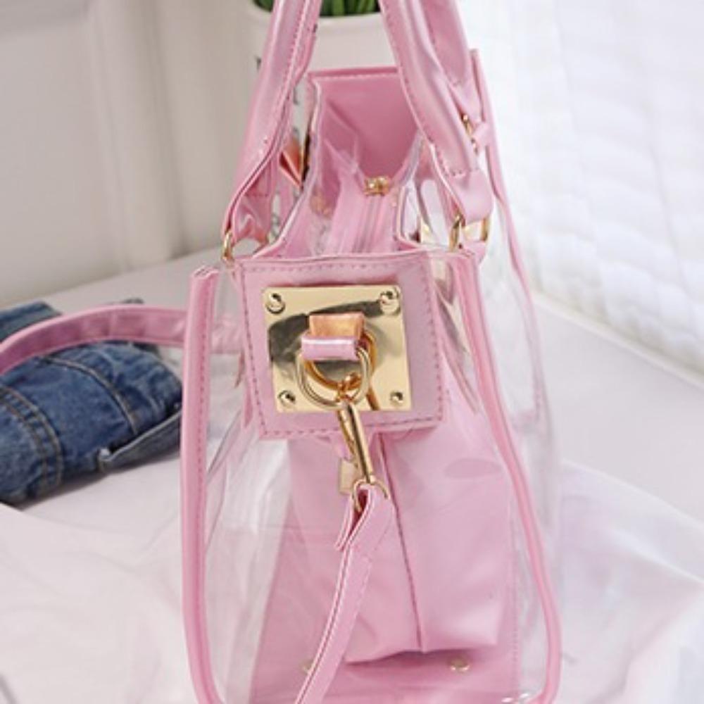 Borse a Tote Trasparenti Clear Borsa a Spalla Messenger Estiva Il Festival dello Spruzzo d'Acqua