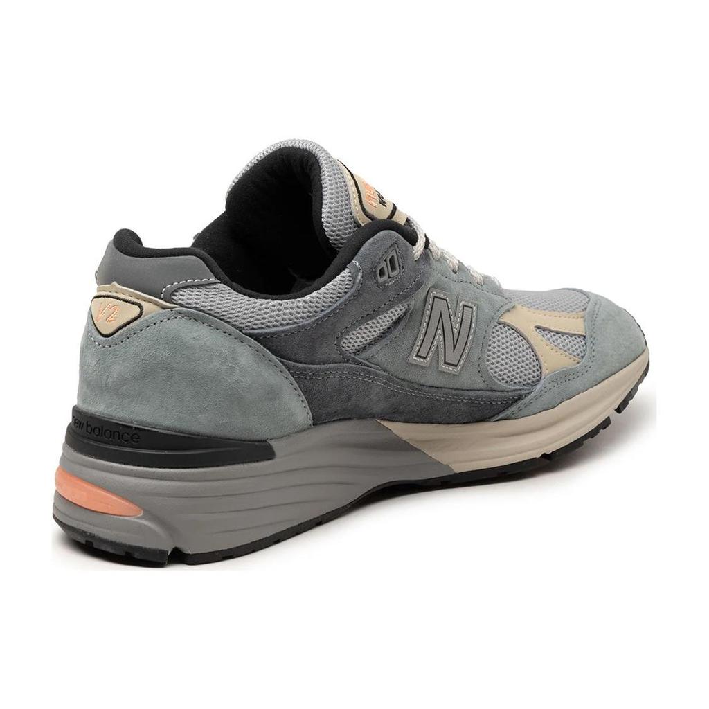 New Balance 991v2 Made In England Silver Blue Turbulence Men Sneakers Quiet-Grey U991SG2