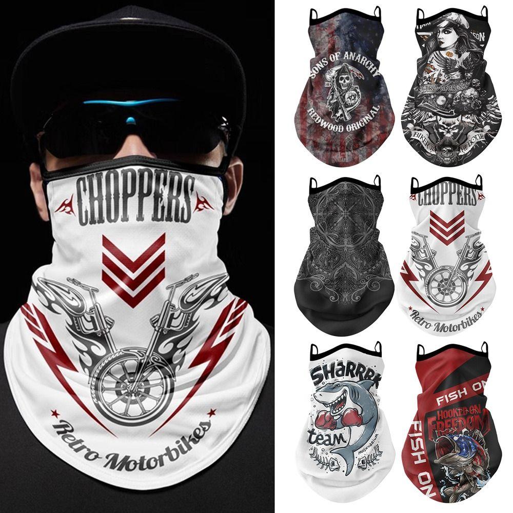 Anti-UV Sunscreen Face Mask Thin Sleeves Face Shield Fashion Cycling Face Cover Mask