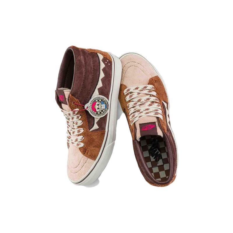 The Monsters X Vans SK8 Mid 'Brown Orange' Sneakers VN000BWEDFO