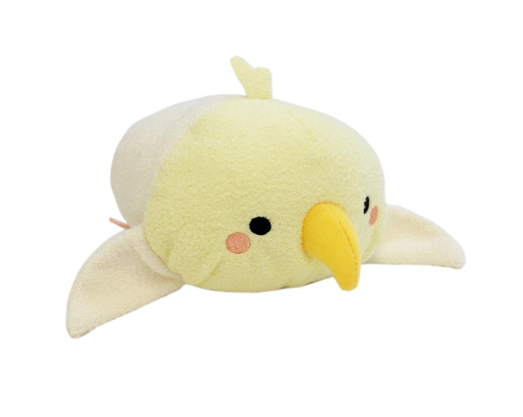 Shinada Nokkete Mame Fuku Cockatiel (M) 9 x 15 x 8 cm Plush Animal Toy MHNI-0128Y