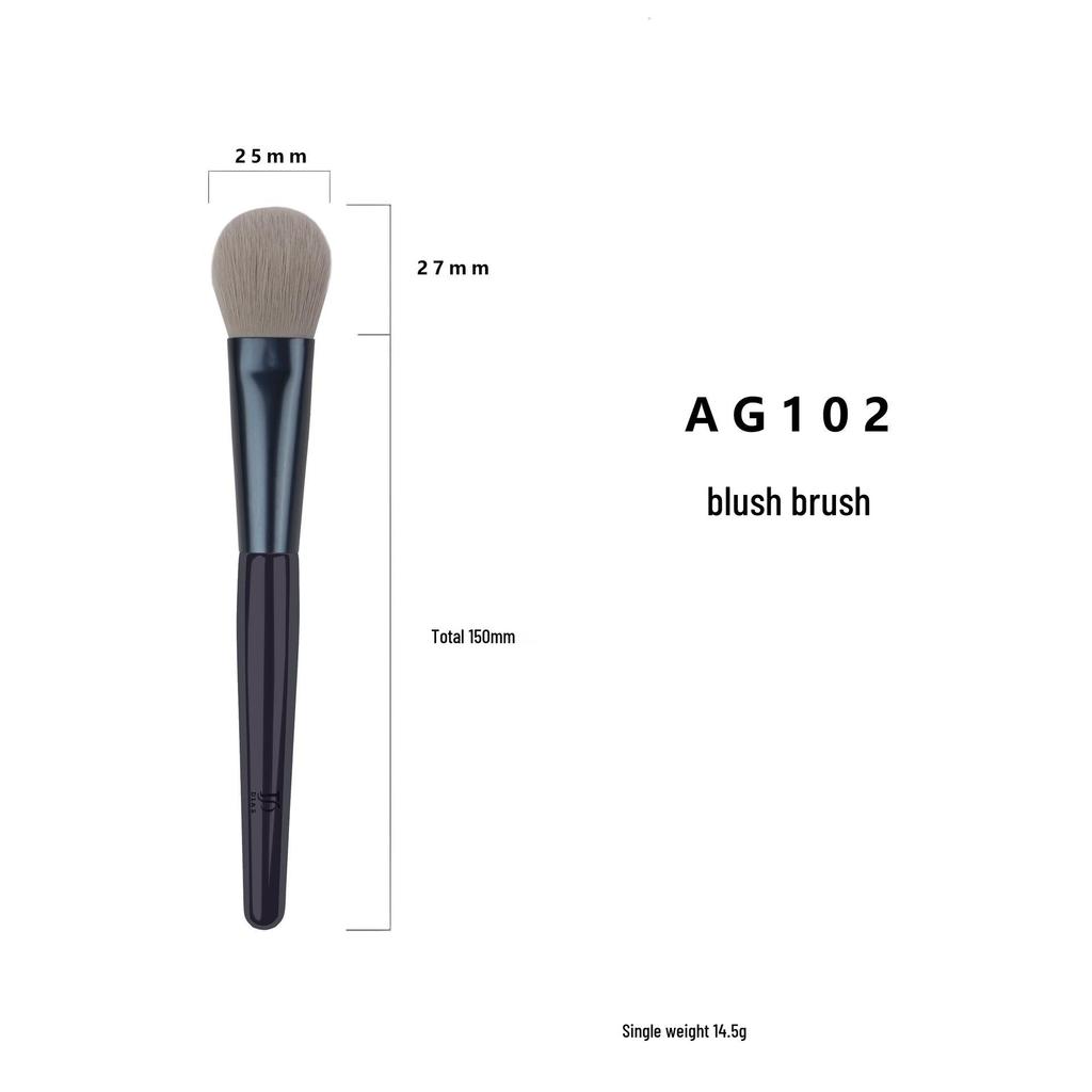 Complete Makeup Brush Set: Eyeshadow, Loose Powder, Blush, Highlighter & Concealer Tools with Soft Bristles for Beginners.