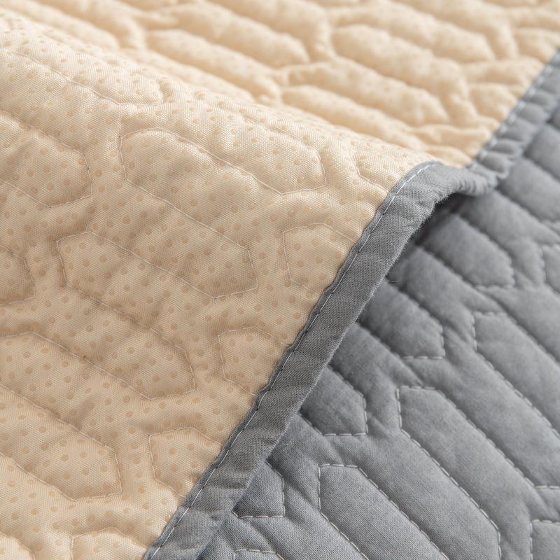 Spring Cotton Color Matching Lace Sofa Cushion Simple Cotton Fabrics Non-Slip Sofa Cushion Towel