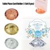 Diamond 5pcs Acrylic Table Place Card Holder Crystal Wedding Desktop Decoration