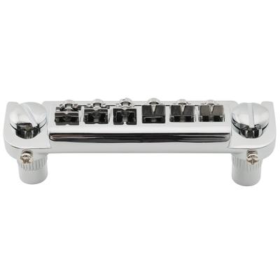Musiclily Pro Badass-Typ Brücke, 10,5 mm Saitenabstand, für Epiphone LP Junior Les Paul E-Gitarren, Chrom