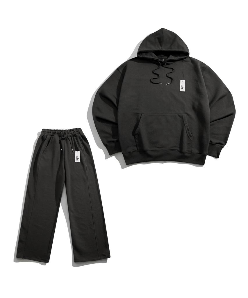 Comfort Midweight Sweat Hoodie Set-Up Har1060 Calm Black