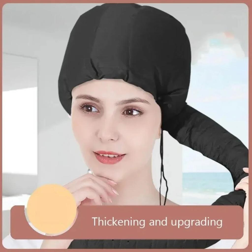 Hair dryer drying cap,headband style drying, lazy person's hair drying with long hair dryer,hair oil cap,quick-drying head cover