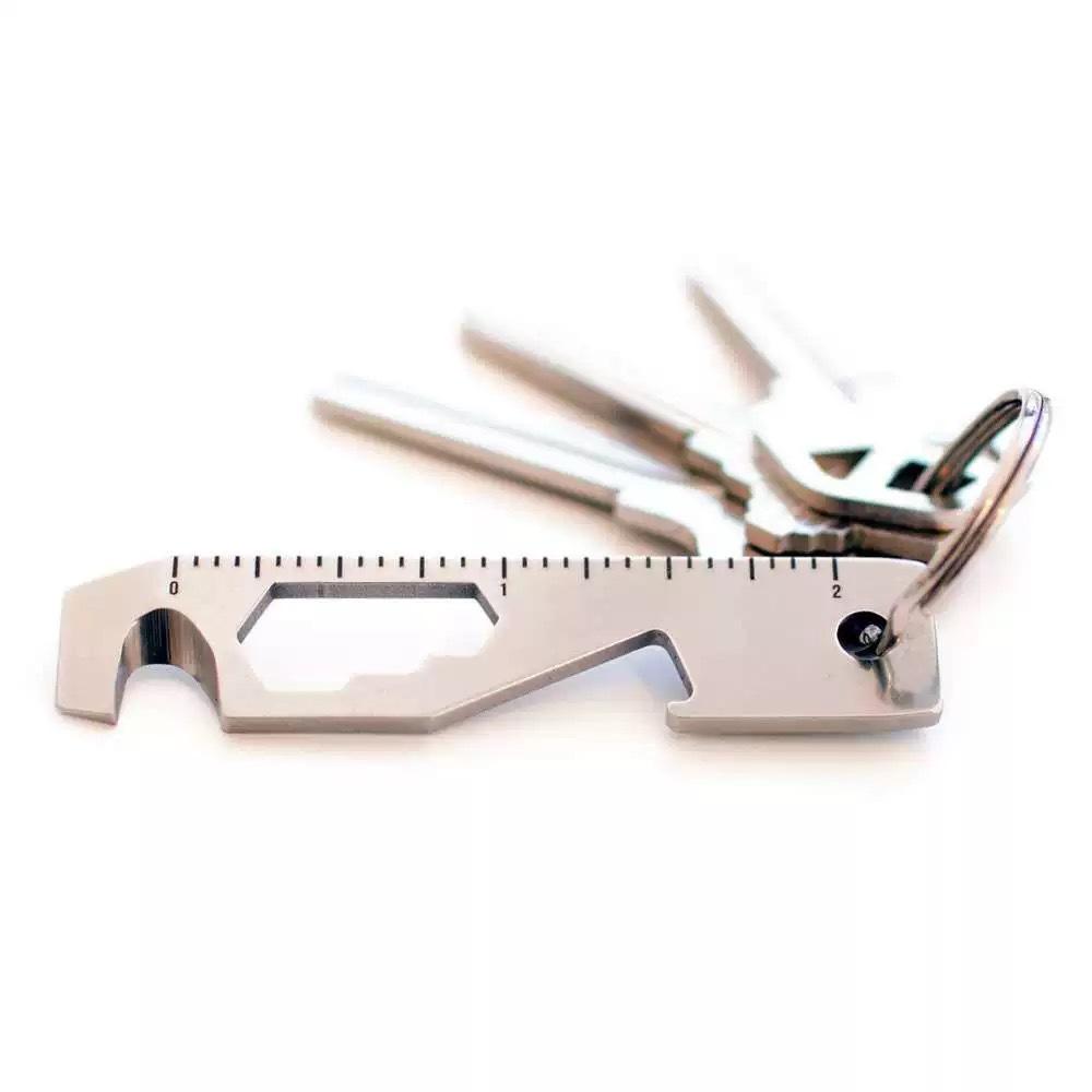 10 IN 1 EDC Multifunctional Pry Bar EDC Tool Screwdriver Bottle Opener Portable Outdoor Survival Storage Pry Bar Nail Remover