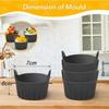 1Pc Silicone Air Fryer Egg Moulds Reusable Air Fryer Egg Non Stick Baking Pan Egg Cake Pans for Baking Bun Pan Accessories