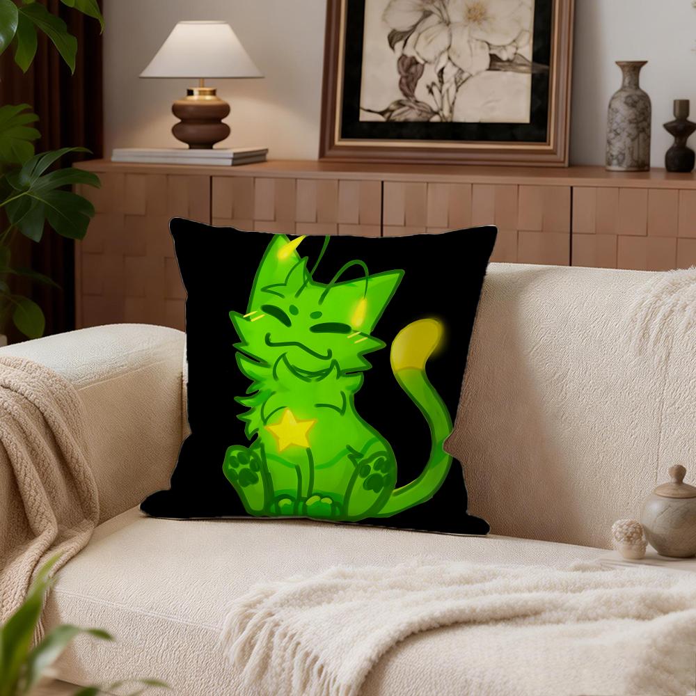 Horror Regretevatorgnarpy Cushion Cover Cushion Cover Set 4Pcs 50x50 45x45 40x40 Pillowcase Decorative Sofa Home Decor