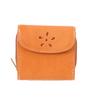 ZUCCHERO Damen-Bifold-Geldbörse, Echtes Rindsleder, Kompakt, Mini, Klein, Braun, 49965