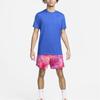 Nike Dri-Fit USA Unlimited Sweat-Wicking Comfortable Stretch Woven Fabric Three-Quarter Casual Shorts Men shorts Super-Pink Sport-Red White FN1047-645