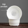 White Porcelain Tea Filter Set with Gaiwan