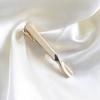 1Pc Tie Clip for Men Copper Simple Bar Clasp Mens Classic Tie Clip