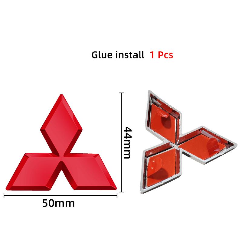 ABS Car Inner Steering Wheel Center Sticker Badge For Mitsubishi Asx Outlander Xl 3 Lancer Pajero 4 L200 Galant Lancer 10 9 X EX