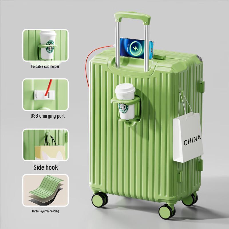 OEING Unisex Hardside Spinner Luggage 28 inch