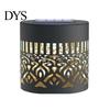 Year-round Outdoor Lighting Decorative Solar Lights Metal Hollow Pattern Step Wall Weather-Resistant Landscape Lamp Waterproof Fence for Garden