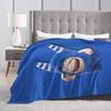 Coperta in Flanella Pogo Oddbods, Coperta Plaid Traspirante Fantastica per Letto Divano Decorazione Tessile,