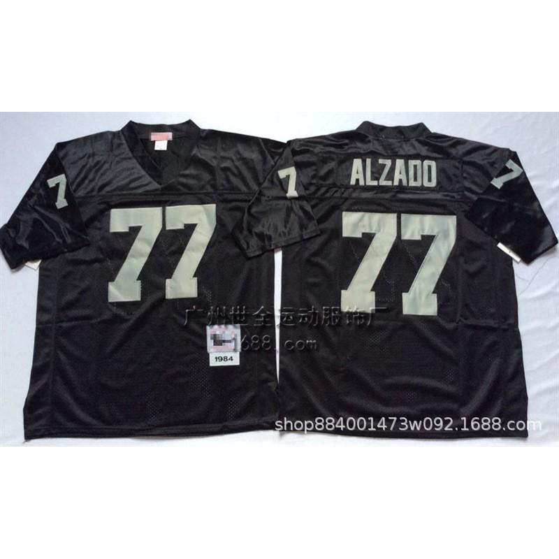 Camiseta de Rugby Retro Equipo Raiders Estilo Vintage Número Bordado 42 Manga Corta Mezcla de Algodón Camiseta Deportiva Hombres Mujeres