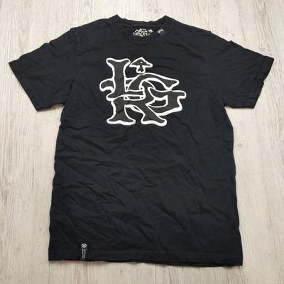LRG Earth Tones Black Graphic T-Shirt Men’s Size Small Cotton Casual Streetwear