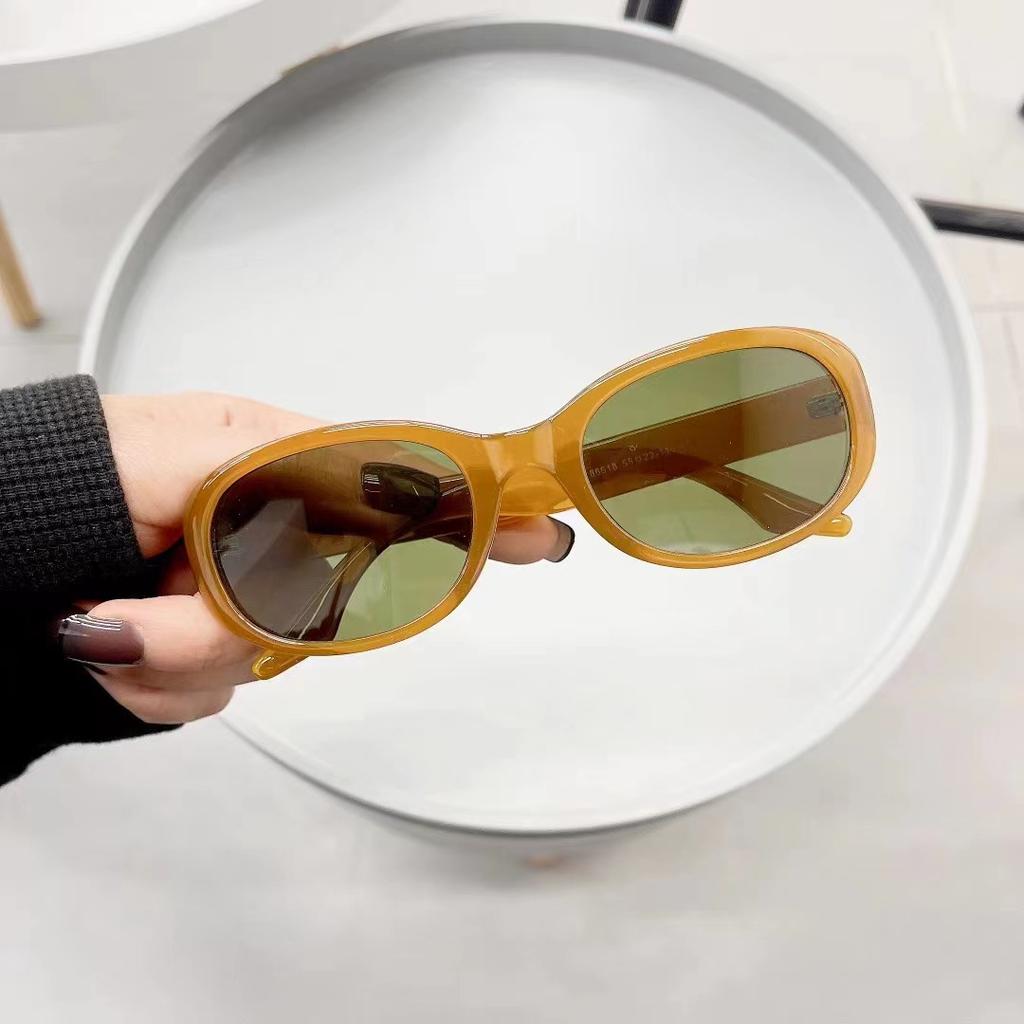 Oval Shape Ladies Sunglasses Fashion Trendy UV400 Protection Sun Glasses for Women Outdoor Activity