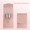 Rose-Gold 23-Piece Set Stainless Steel Nail Clipper Manicure Dead Skin Clipper Set