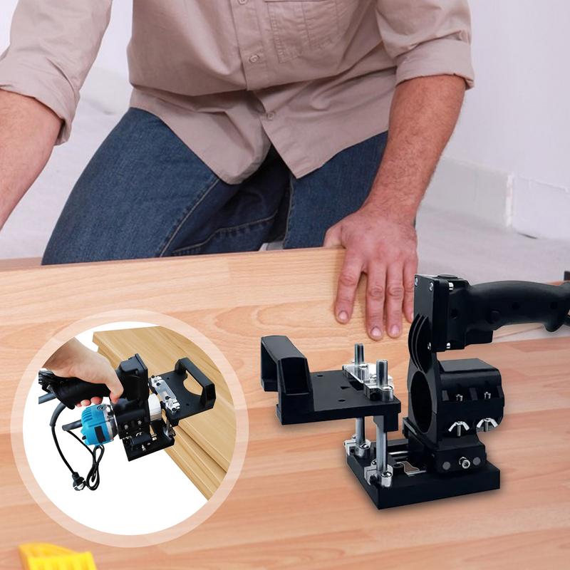 Mortise and Tenon Jig Tools Slotting Machine Jig Stand Height Adjustable Trimming Machine Hole Stand portable slotting rack