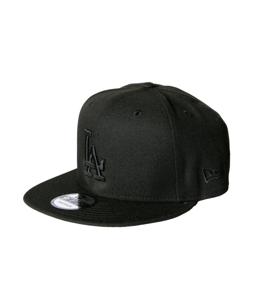 New Era 9FIFTY Los Angeles Dodgers Black Free Size Cap, & Black, [Used]