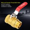 Level Handle Brass Pipe Ball Valve Male and Female Thread 1"BSP DN25