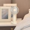 Mini Desk Fan Phone Holder 180 Degrees Adjustable USB Rechargeable Summer Handheld Cooling Fan Portable Mini Personal Fan with Base