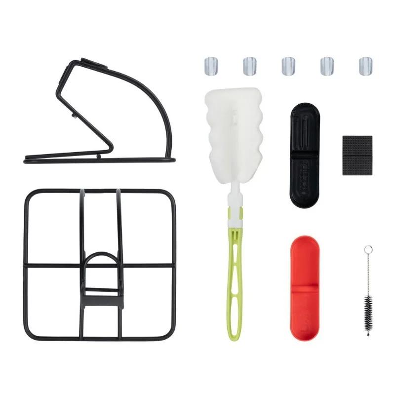 

Диспенсер для взбитых сливок с перевернутой подставкой, пистолет для украшения тортов, сифон, универсальный набор инструментов для чистки, подходящий для различных стилей