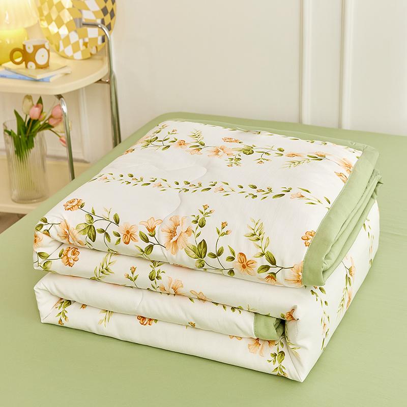 1pc Thin Duvet for Summer Quilt Single/Double/Queen Size Comforter Printed Blanket Home Soft Bedspread edredones (No Pillowcase)